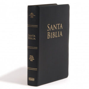 Biblia Tamaño Manual Letra Grande Vinilo - Negro - RVR1960