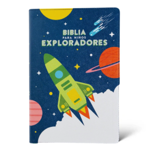 Biblia para Niños Exploradores – Azul Cósmico Símil Piel – RVR1960
