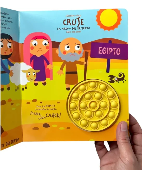 Aventuras Bíblicas en la Tierra – Libro POP IT – Colección Lee y Juega - Imagen 4