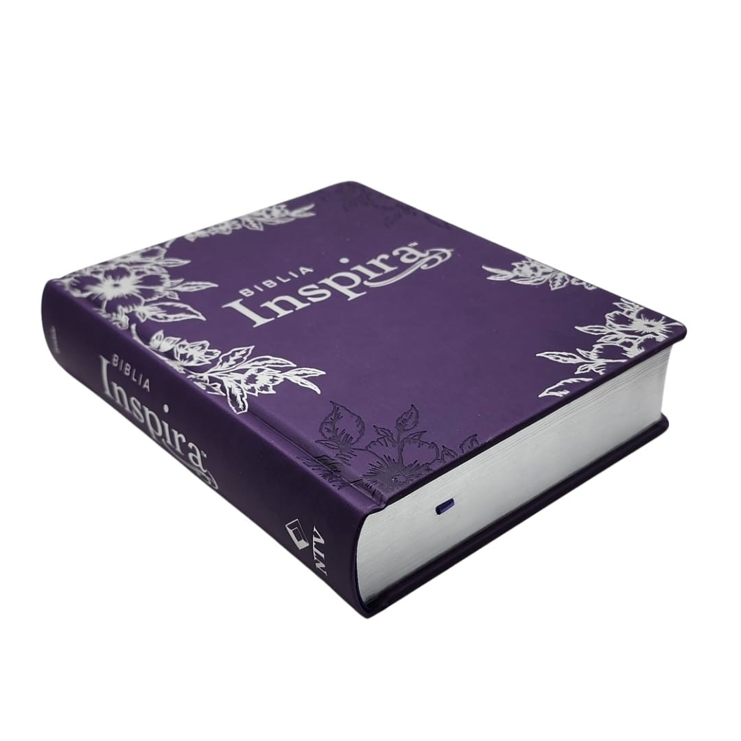 Biblia Inspira NTV con Filament Tapa dura de SentiPiel, Lavanda - Imagen 6