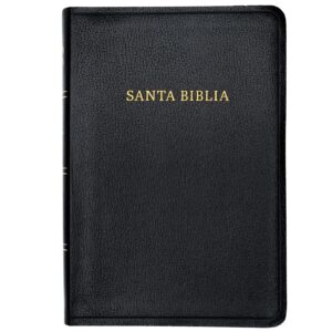 Biblia Letra Súper Gigante Edición 2023 con Índice/Canto Plateado – Negro Símil Piel – RVR1960