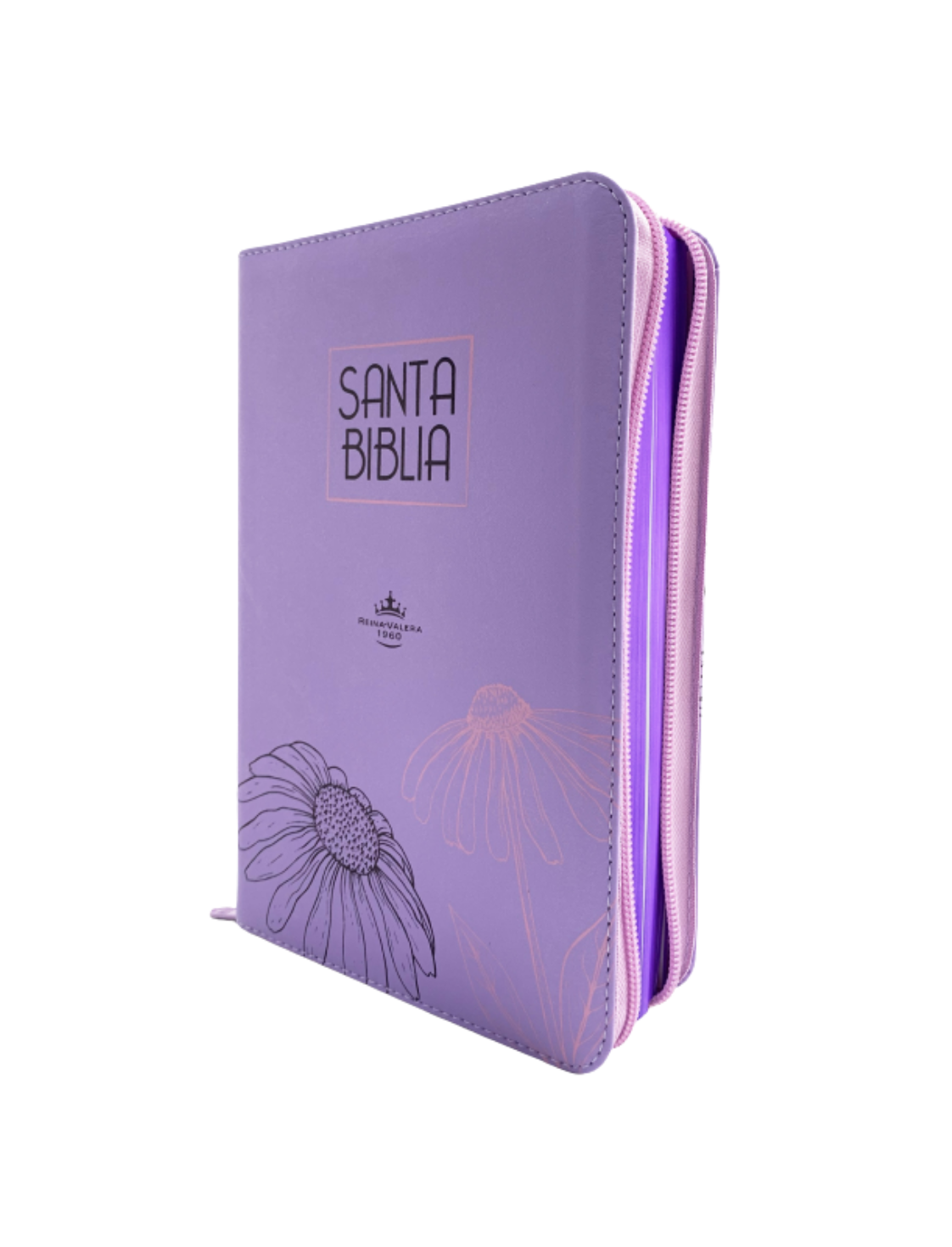 Biblia Letra Grande con Cierre – Lila – Reina Valera1960