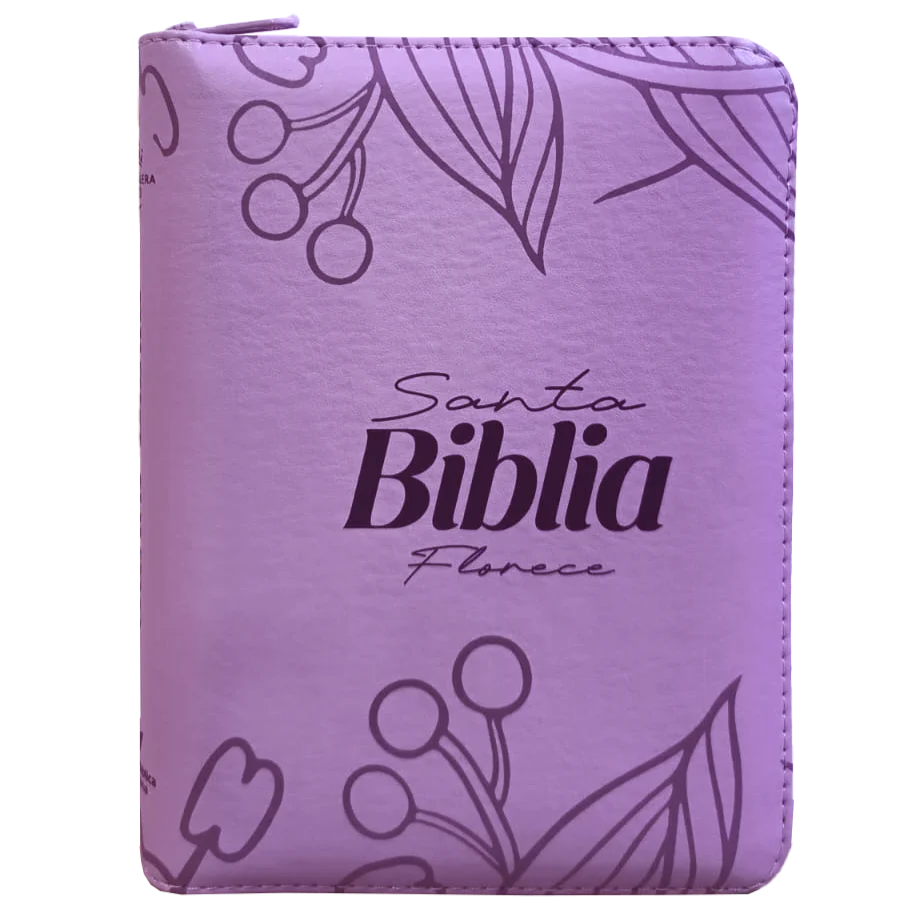 Biblia Letra Grande con Cierre – Lila con Ayudas Digitales – Reina Valera 1960 - Imagen 2
