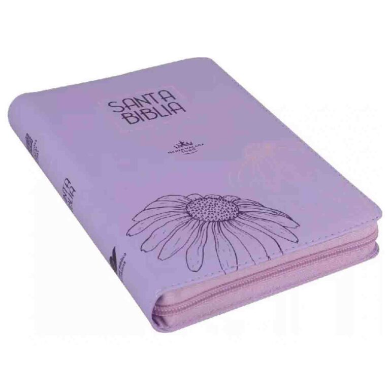 Biblia Letra Grande con Cierre – Lila – Reina Valera1960 - Imagen 3