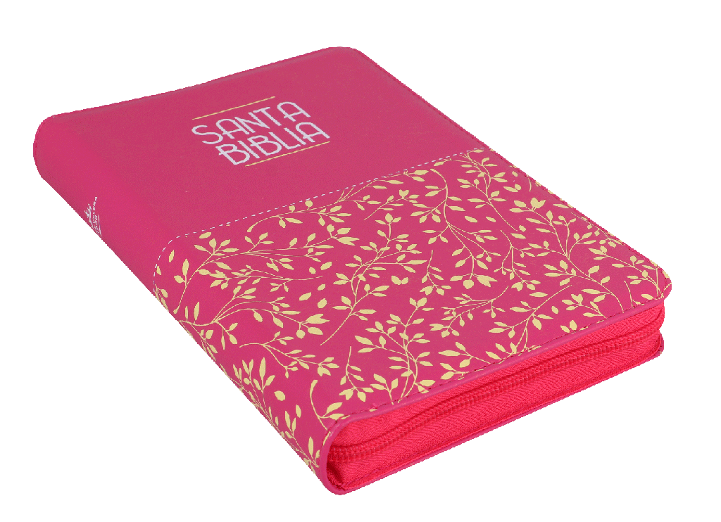 Biblia Letra Grande con Cierre – Fucsia – Reina Valera1960 - Imagen 4