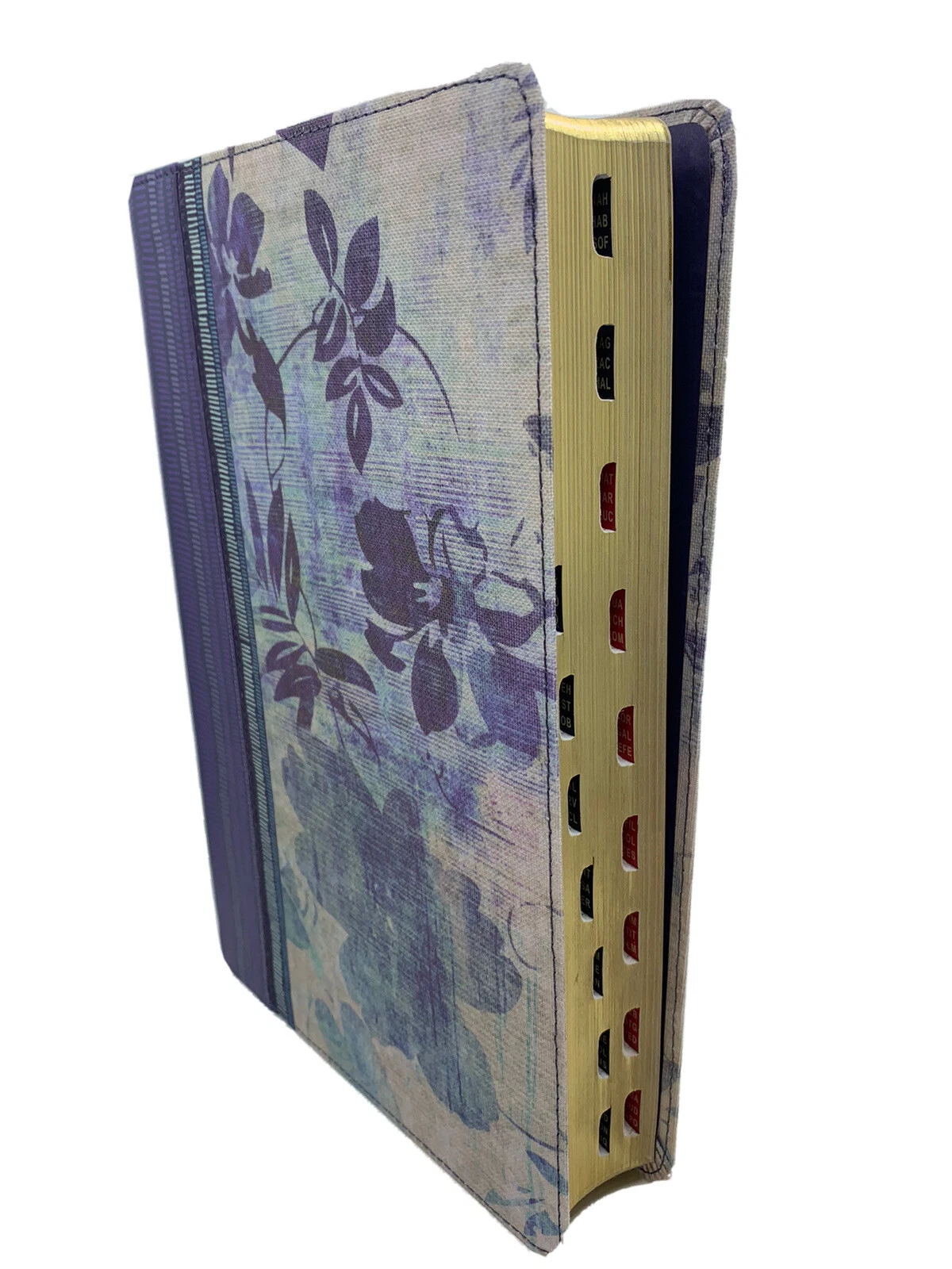 Biblia de Estudio para Mujeres Azul Floreado Tela Impresa con Índice - RVR 1960 - Imagen 12