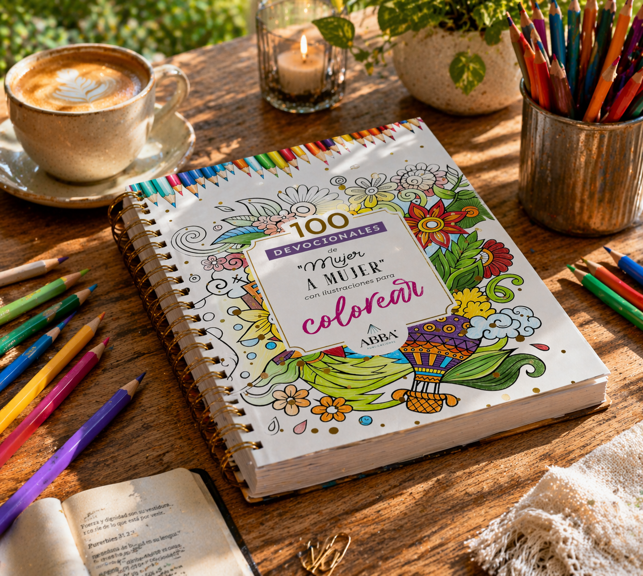 100 Devocionales para Colorear: De Mujer a Mujer - Imagen 4