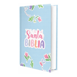 Biblia Letra Grande Tapa Dura – Azul Agua con Ayudas Digitales – RVR 1960