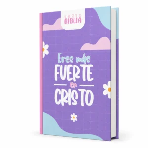 Biblia Letra Grande Tapa Dura – Lila Rosa con Ayudas Digitales – RVR 1960