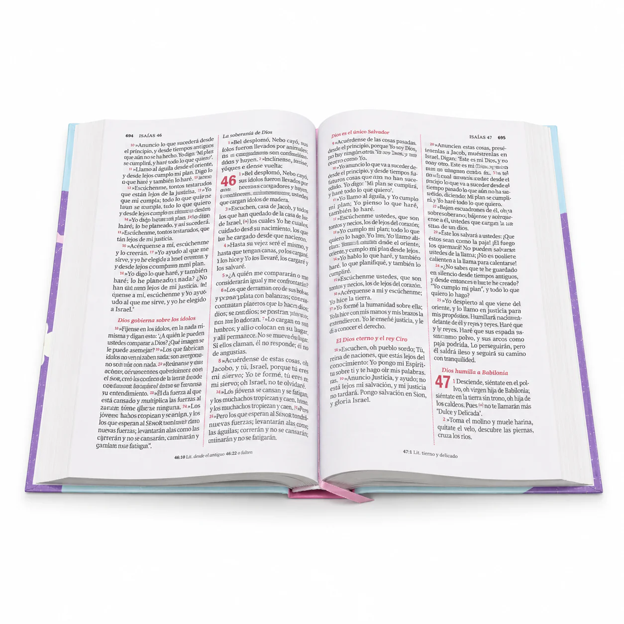 Biblia Letra Grande Tapa Dura – Arcoíris con Ayudas Digitales – RVR 1960 - Imagen 2