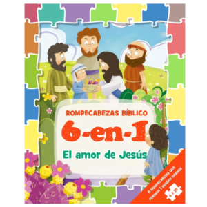 6 en 1 Biblia de Niños en Rompecabezas - Amor de Jesús