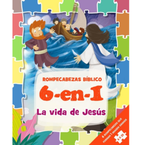 6 en 1 Biblia de Niños en Rompecabezas - Vida de Jesús