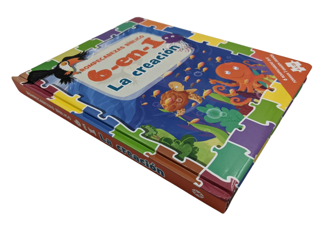 6 en 1 Biblia de Niños en Rompecabezas - La Creación - Imagen 2