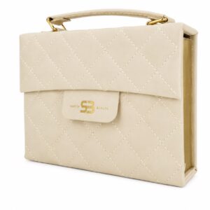 Biblia Cartera con Broche – Beige Simil Piel – RVR1960