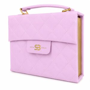 Biblia Cartera con Broche – Rosa Simil Piel – RVR1960